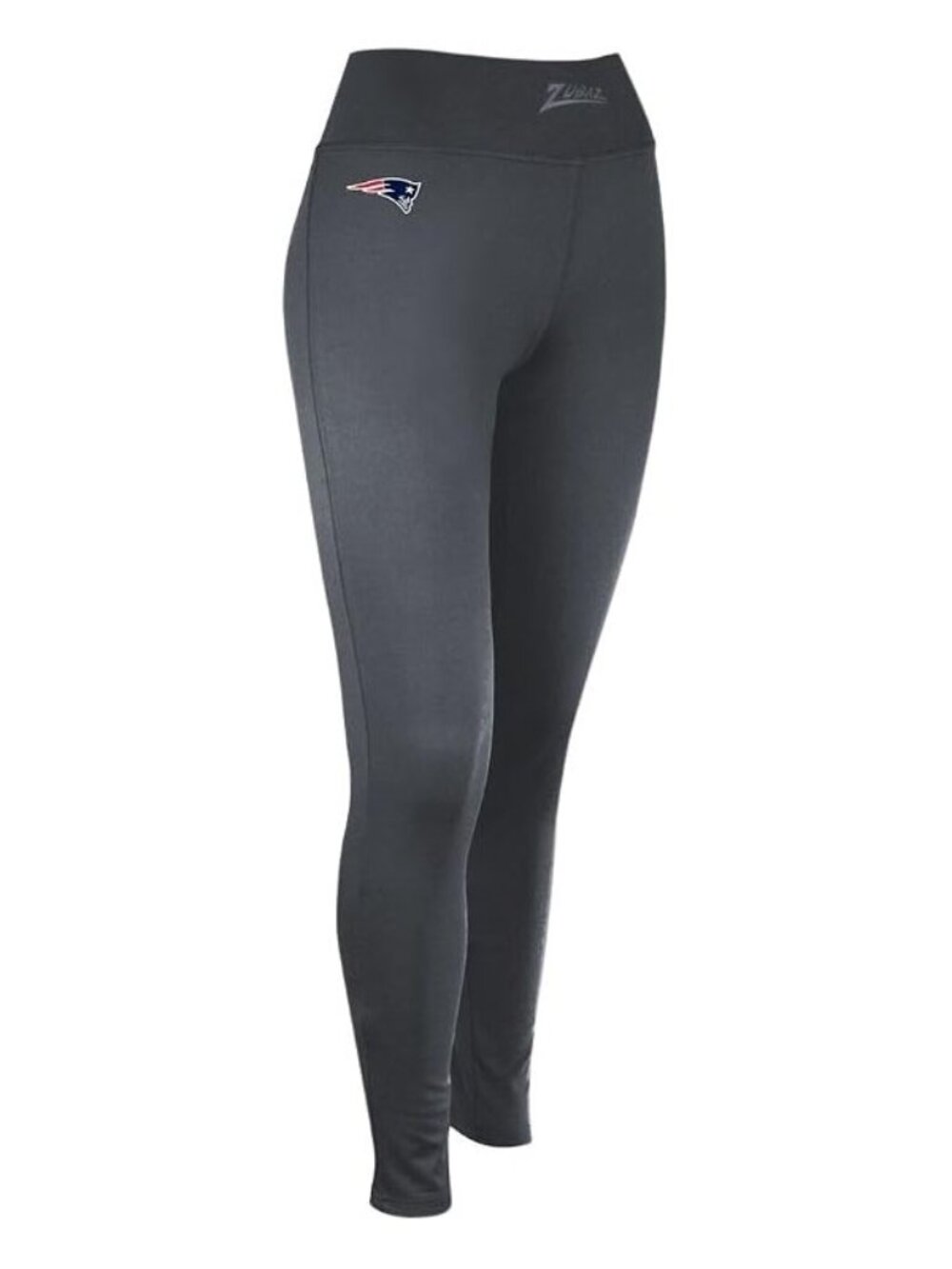 ZUBAZ NFL Women's New England Patriots Solid Leggings Size M in Charcoal
